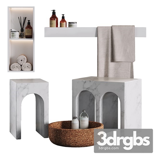 Decorative bathroom set antonio lupi design