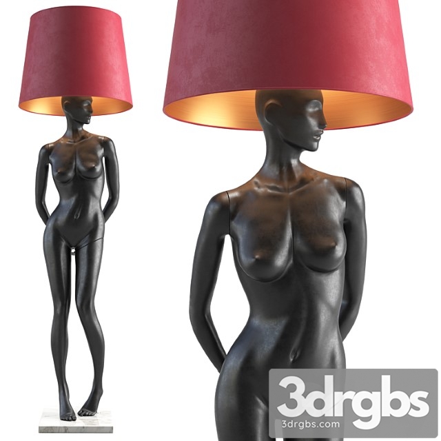 Mannequin floor lamp rebekka