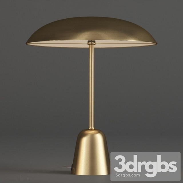 John Lewis LED Table Lamp Satin Brass