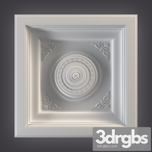 Decorative plaster Ceiling outlet_22