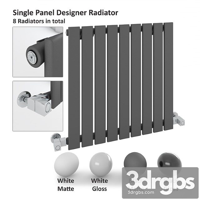 Single panel radiator - milano alpha radiator