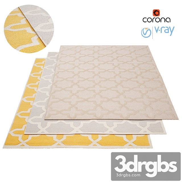 Wool rug windsor yellow