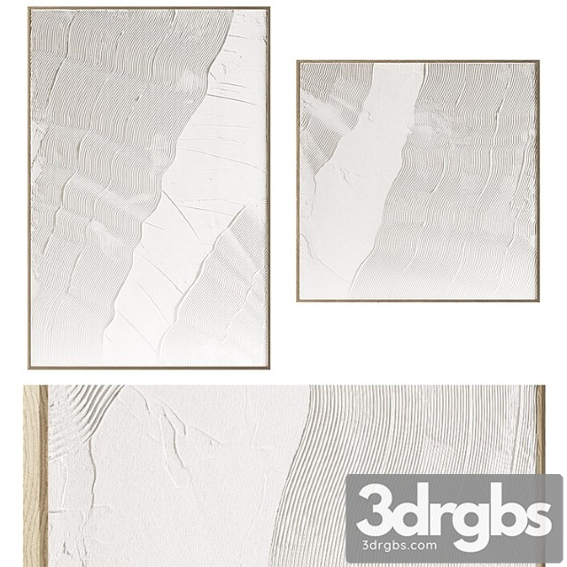 Boheme home - plaster paintings set