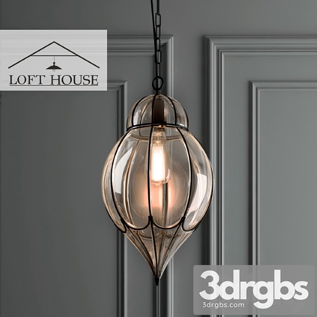 Hanging lamp loft house p-164