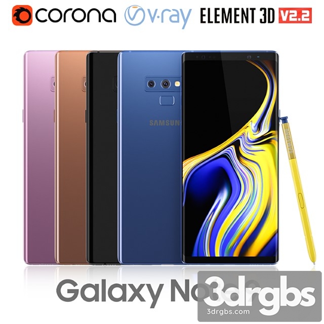Samsung galaxy note 9 all colors