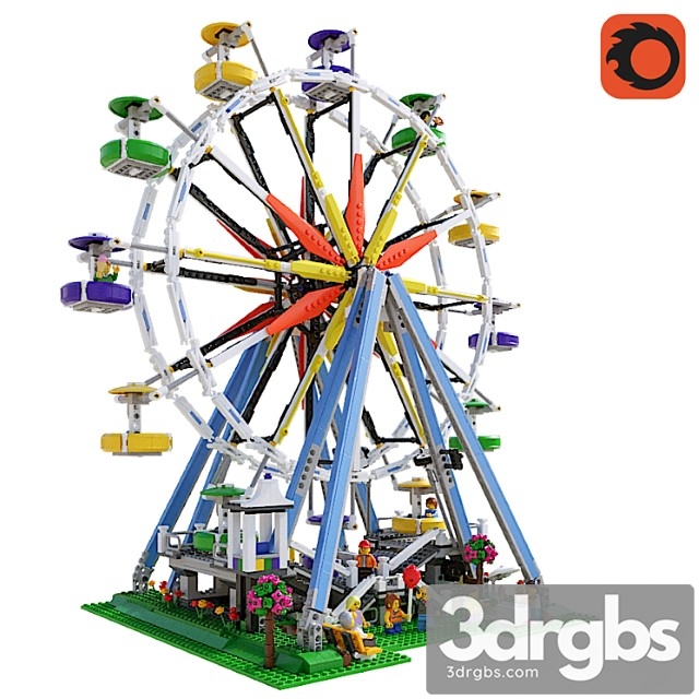 Toy Lego Ferris Wheel