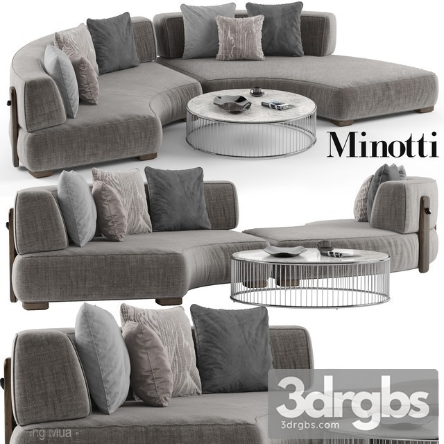 Minotti Florida Sofa Set 1