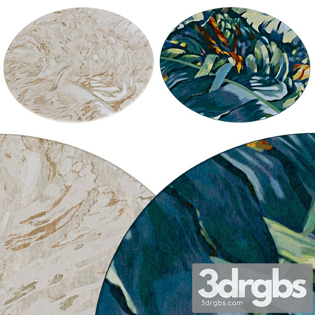 Circle Rugs 055