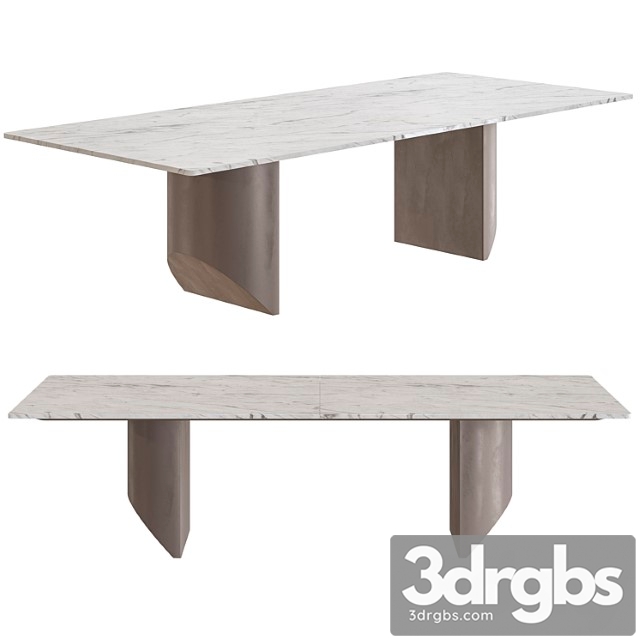 Minotti Wedge Dining Table