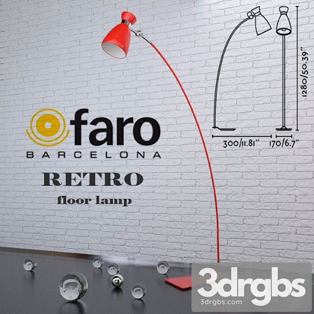 Faro Retro Floor Lamp 2