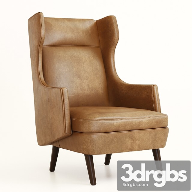Arteriors budelli wing chair