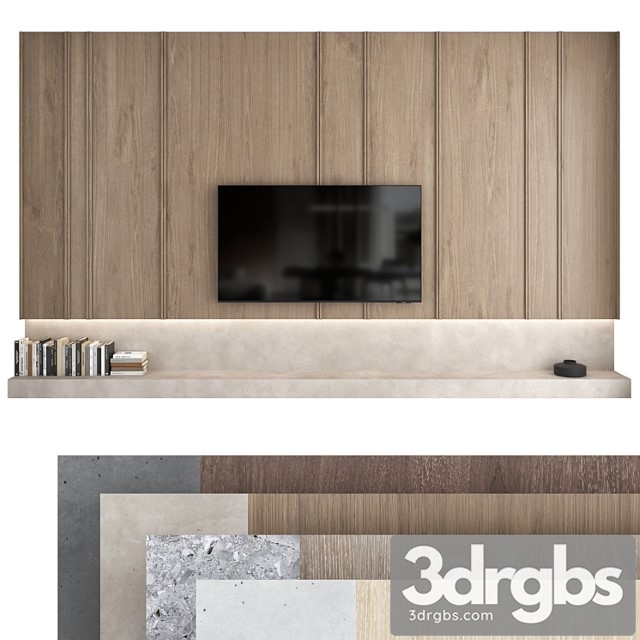 Tv wall set 08