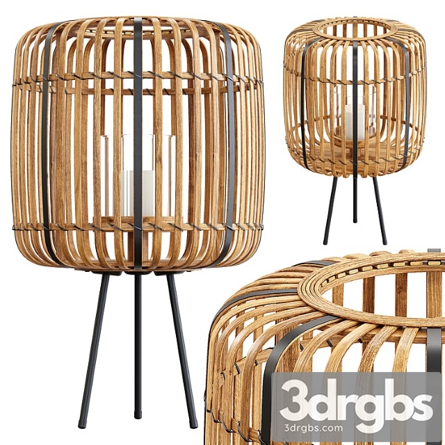 Zara Home The Bamboo Decorative Candle Lamp