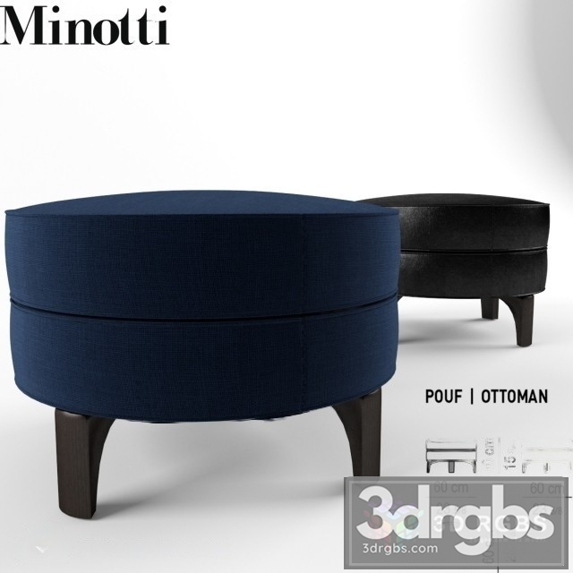 Minotti Pouf