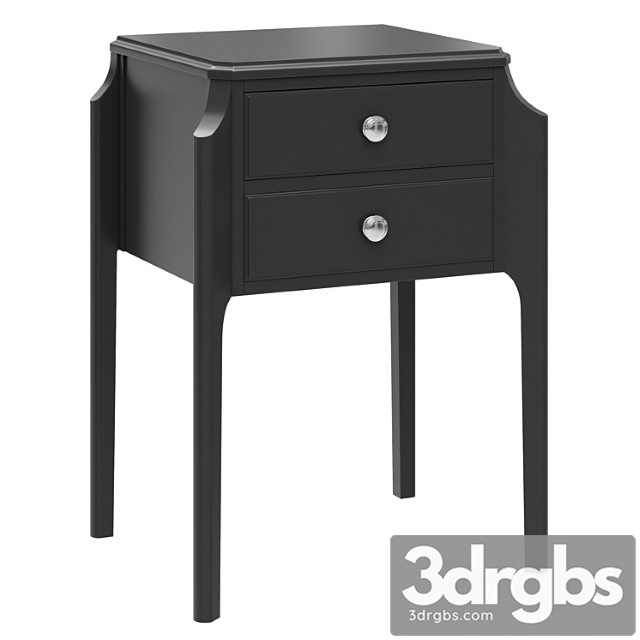 Dantone home bedside table le vizage with 2 drawers 2