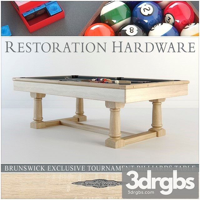 RH Brunswick Exclusive Tournament Billiards Table