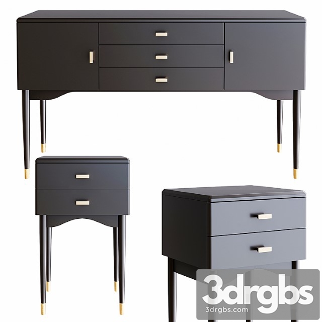 Novani. la redoute interieurs. chest of drawers and bedside tables