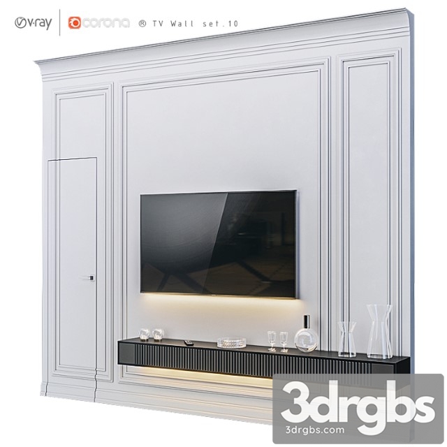 Tv wall set.10