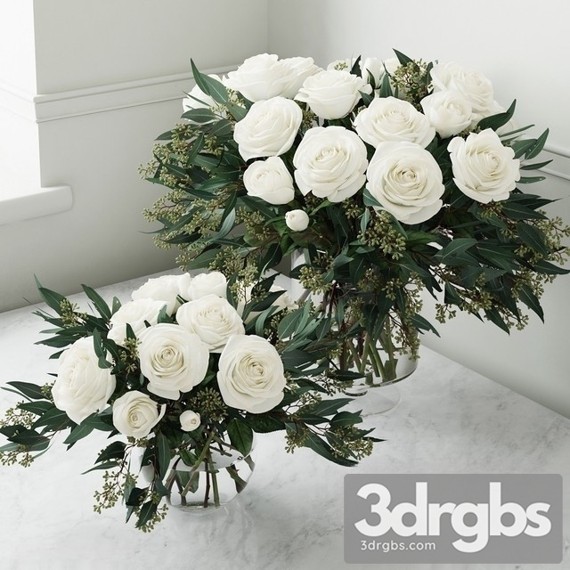 White Roses Bouquet