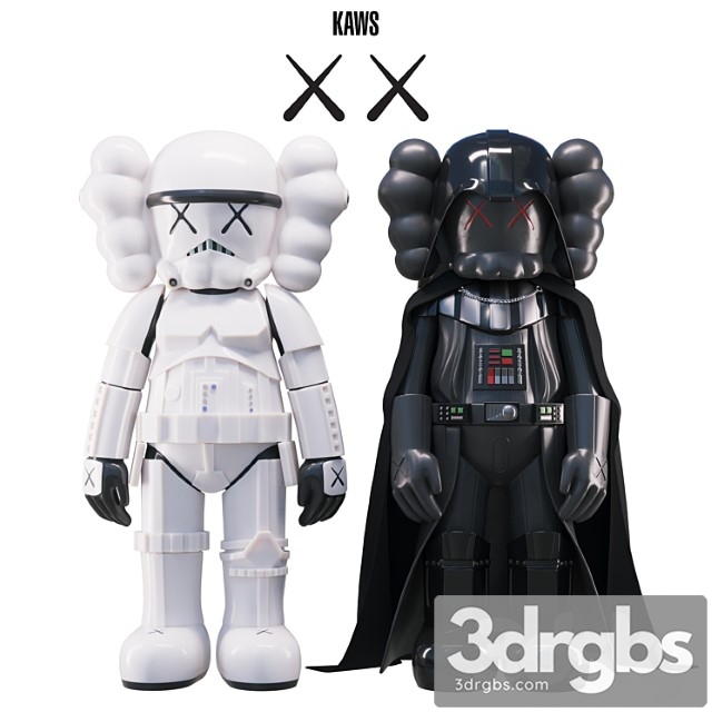 KAWS Stormtrooper Darth Vader