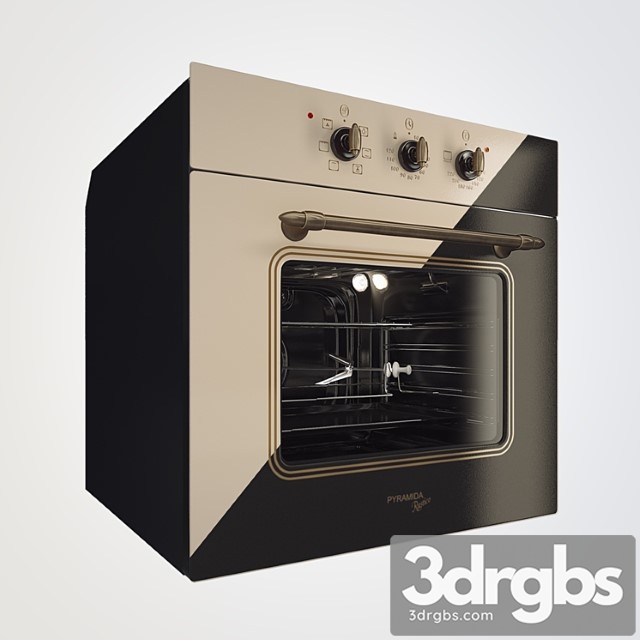 Oven Pyramid F 64 Ivory Rustico 2