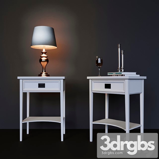 Bedside table dantone home oxford 2