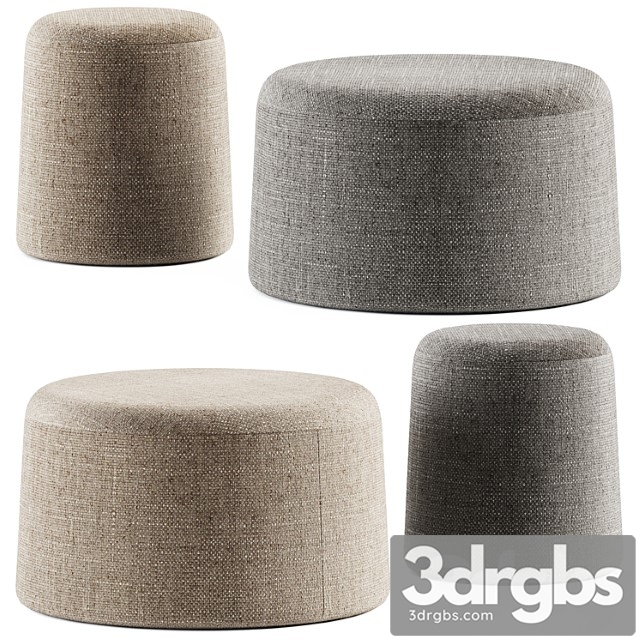 FUNGO Upholstered Pouf by Grado Design