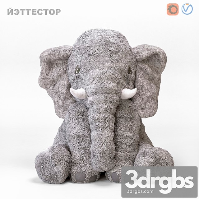 Toy Elephant Yettestor Ikea 2