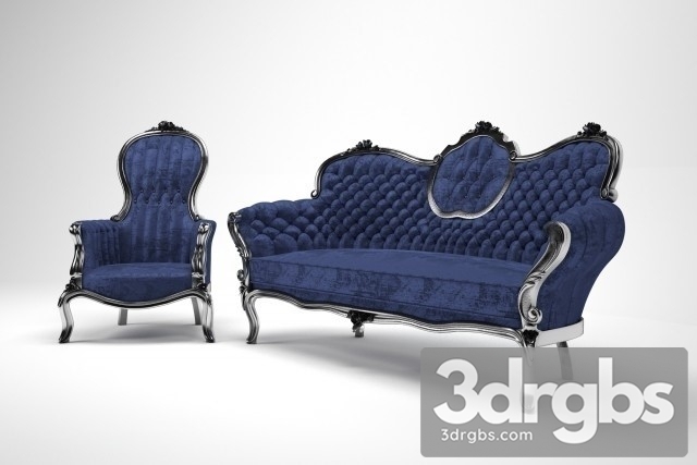 Victorian Classic Sofa Chair 02