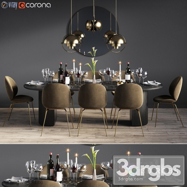 Gubi Diningroom Set