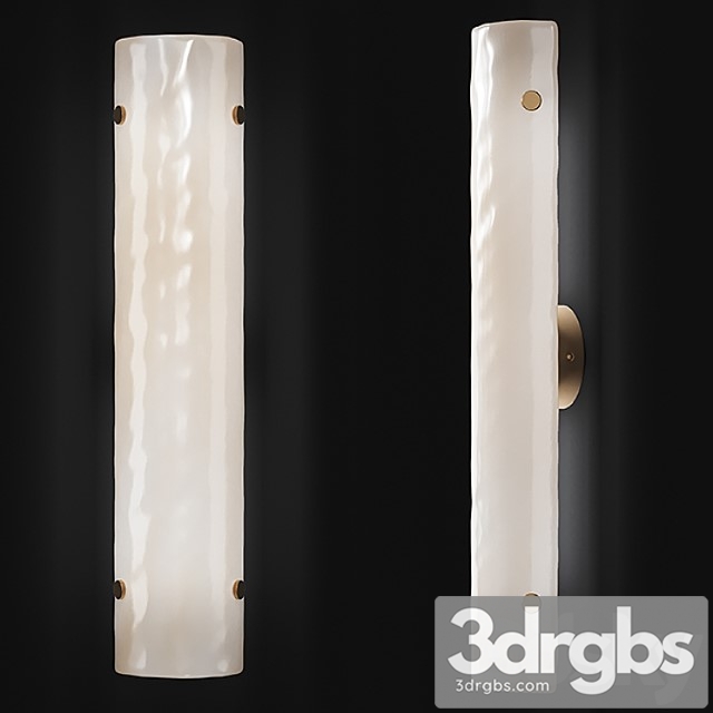 Willamette 28 led pearl white fluted sconce