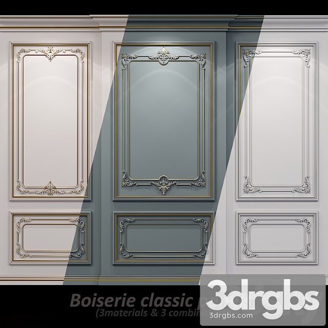 Wall Molding 21 Boiserie Classic Panels