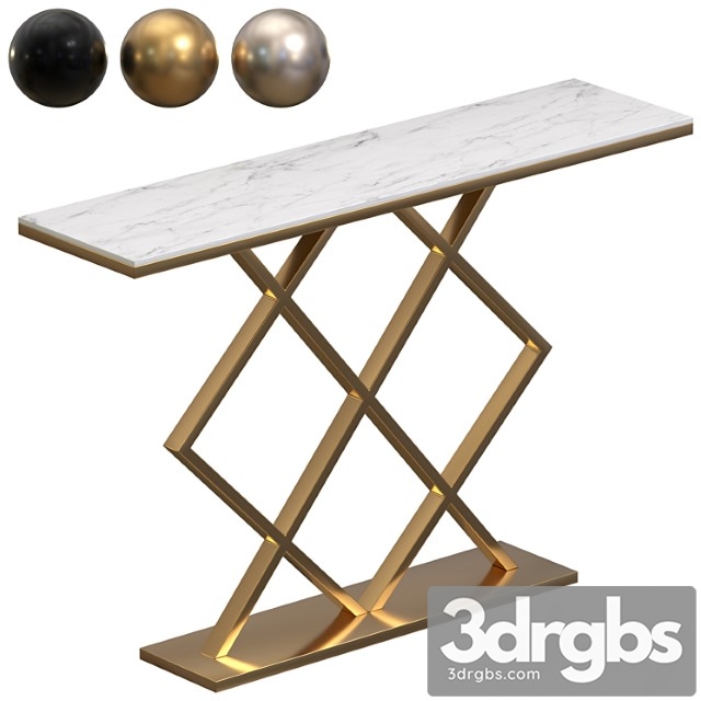 Lux-347 matrix console table