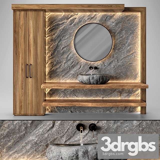 Bathroom furniture set 4