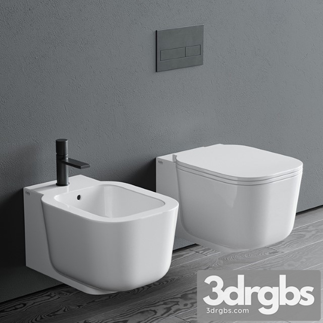 Ceramica Cielo Cubika Wall Hung Wc