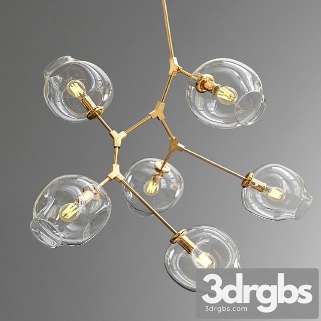 Branching bubble 6 lamps