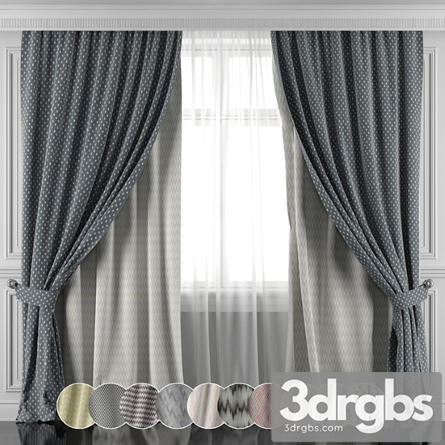 Set of curtains 456-461