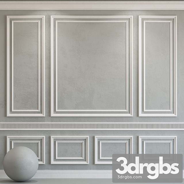 Decorative plaster with molding 74