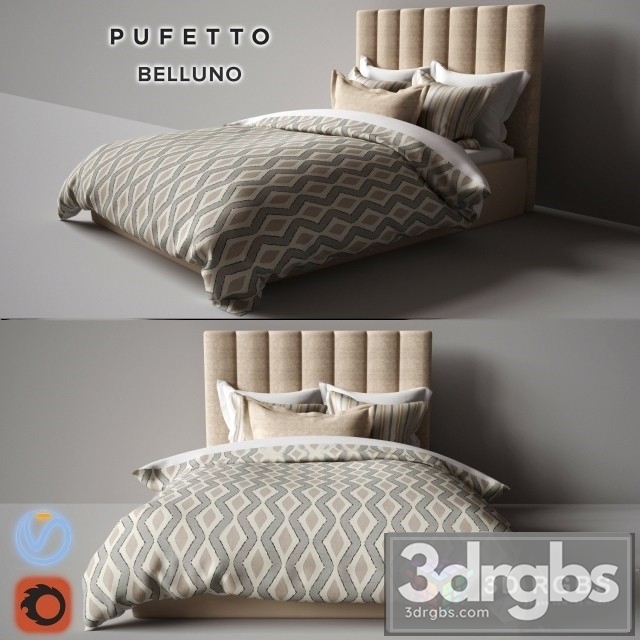 Pufetto Belluno Bed