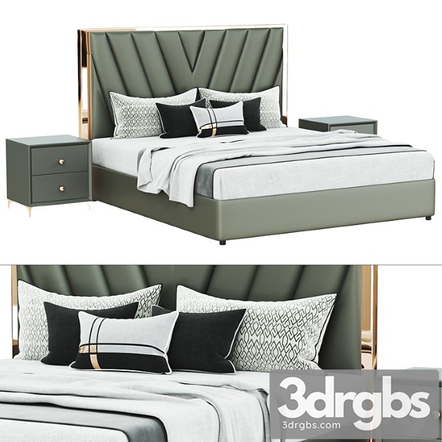 Nordic High End Wedding Bed Design