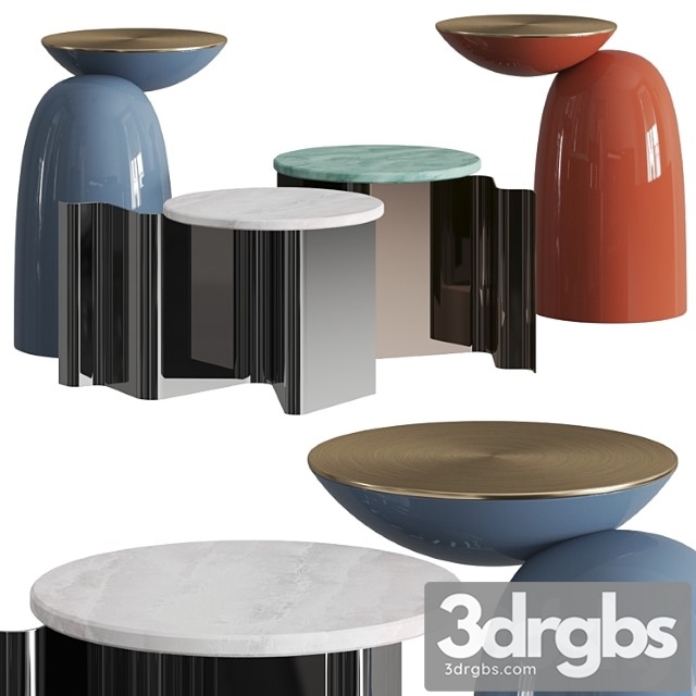Secolo pingu and sketch coffee & side tables 2