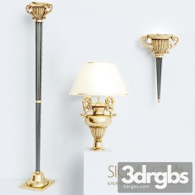 Grace Antiqued Buffet Lamp