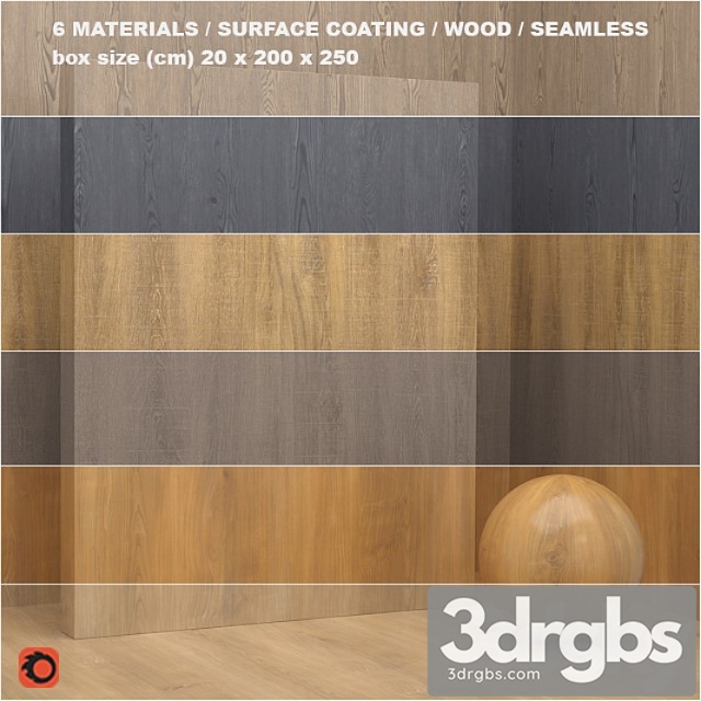 Wood 4 6 materials (seamless) - tree - set 1