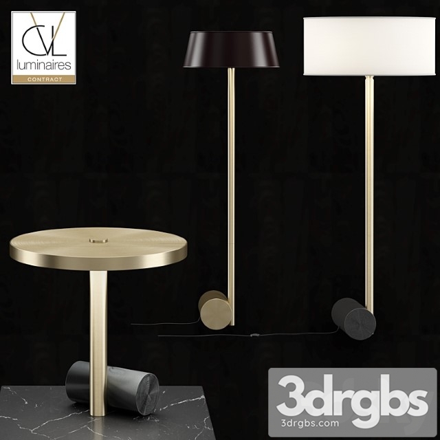 Cvl contract calé (e) table lamp & floor lamp collection