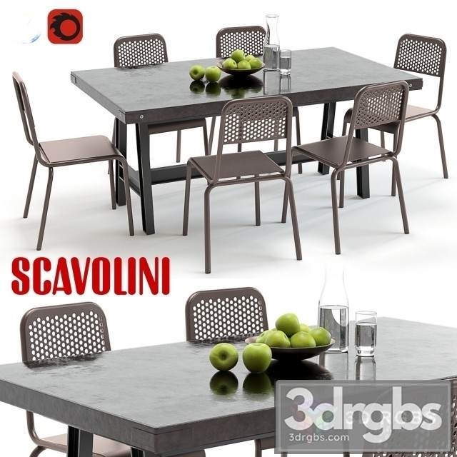 Scavolini Table and Chair Set