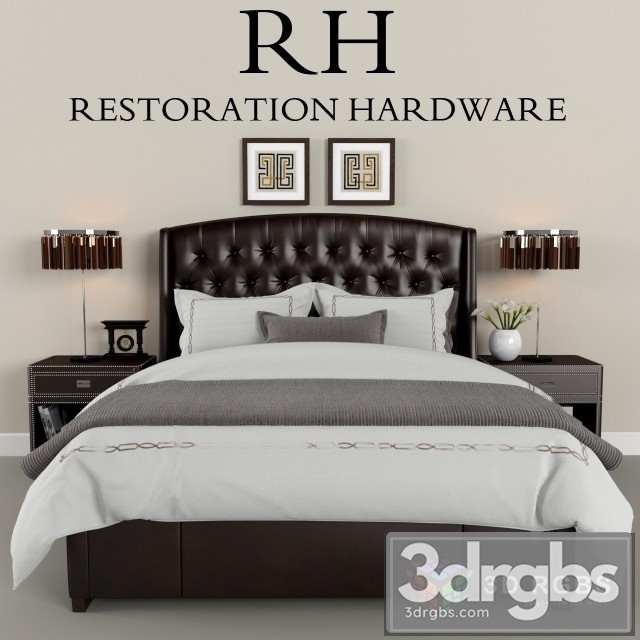 RH Churchill Fabric Bed