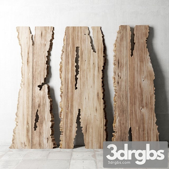 wooden slab