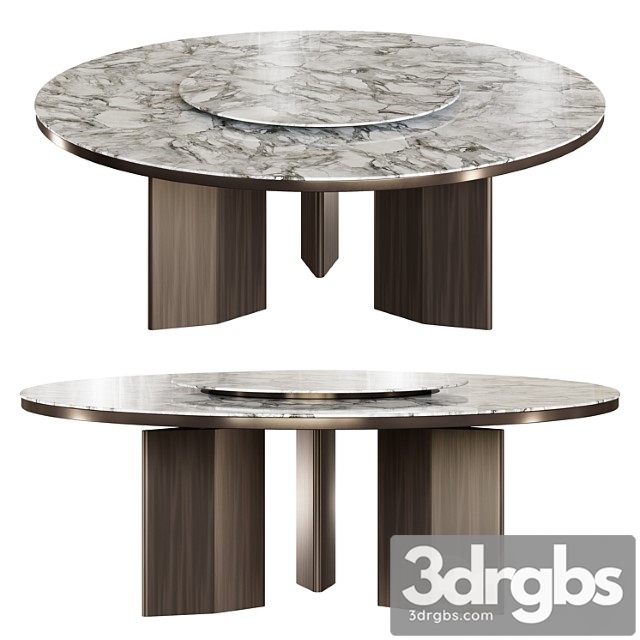 Minotti morgan marble dining table