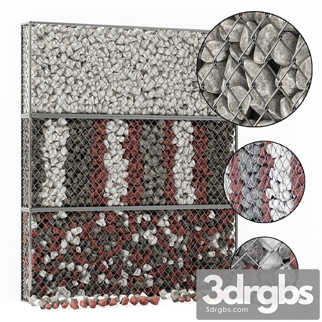 Gabion Medium Stone Color