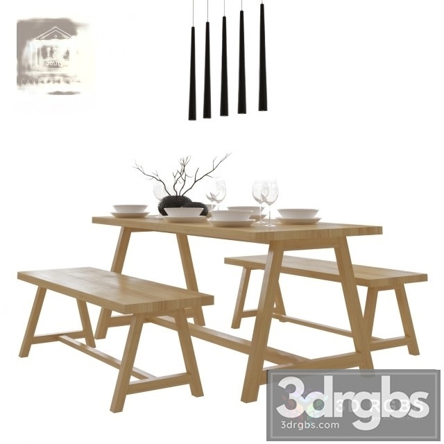 Pine Dinning Set